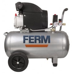 FERM CRM1046 Αεροσυμπιέστης με λίπανση 2.0 HP - 1500Watt - 50 λίτρα