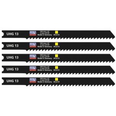 WILPU UHG 13 Λάμες σέγας για Ξύλο και Πλαστικό 75mm με κούμπωμα τύπου BLACK&DECKER (5 τεμ.)