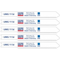 WILPU UMG 11 BI Λάμες σέγας για Μέταλλο 55mm με κούμπωμα τύπου BLACK&DECKER (5 τεμ.)